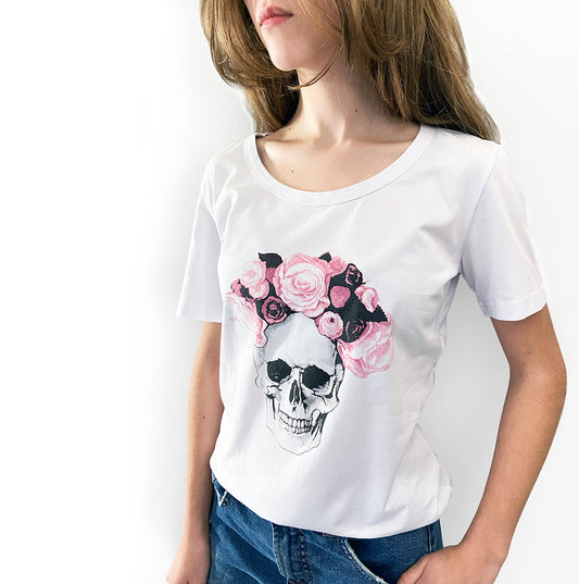 Skull Flowers T-shirt