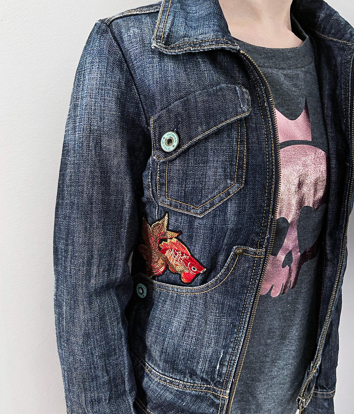 KINKED Koi Denim Jacket