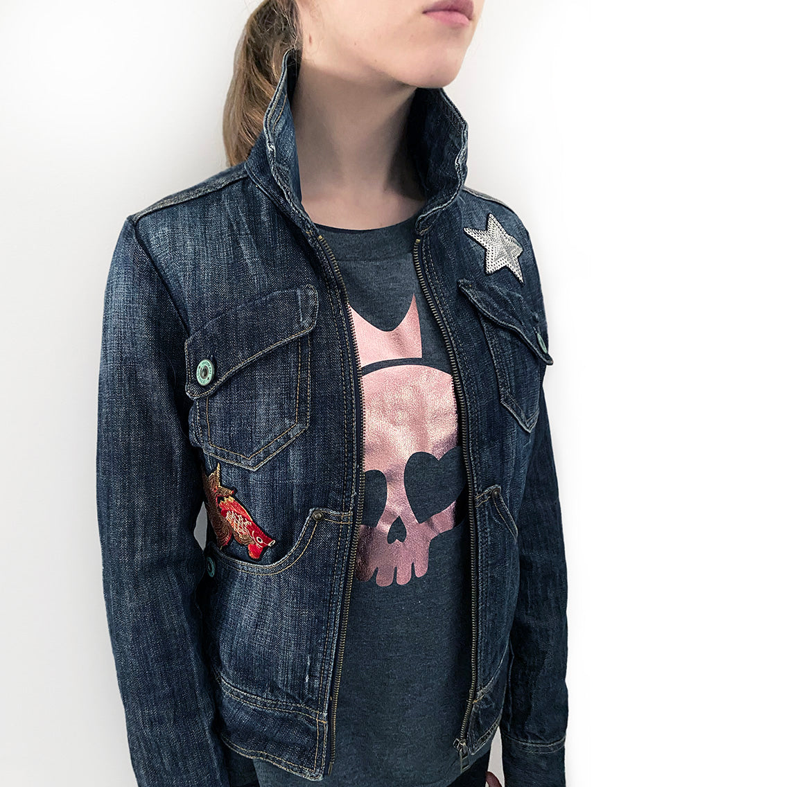 KINKED Koi Denim Jacket