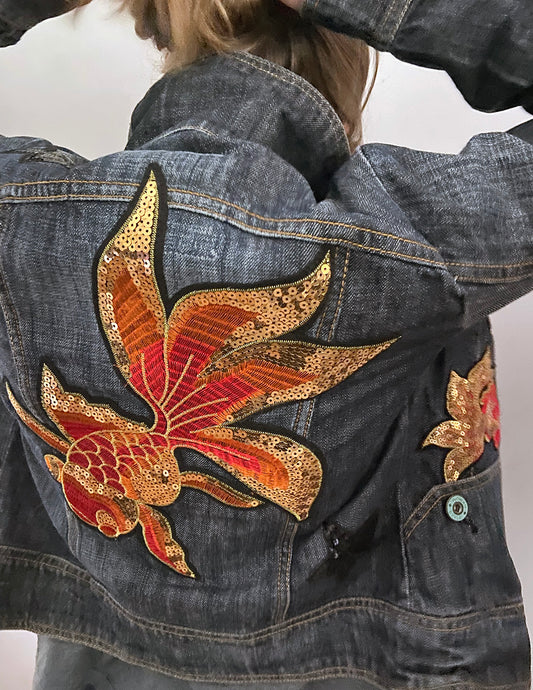 KINKED Koi Denim Jacket