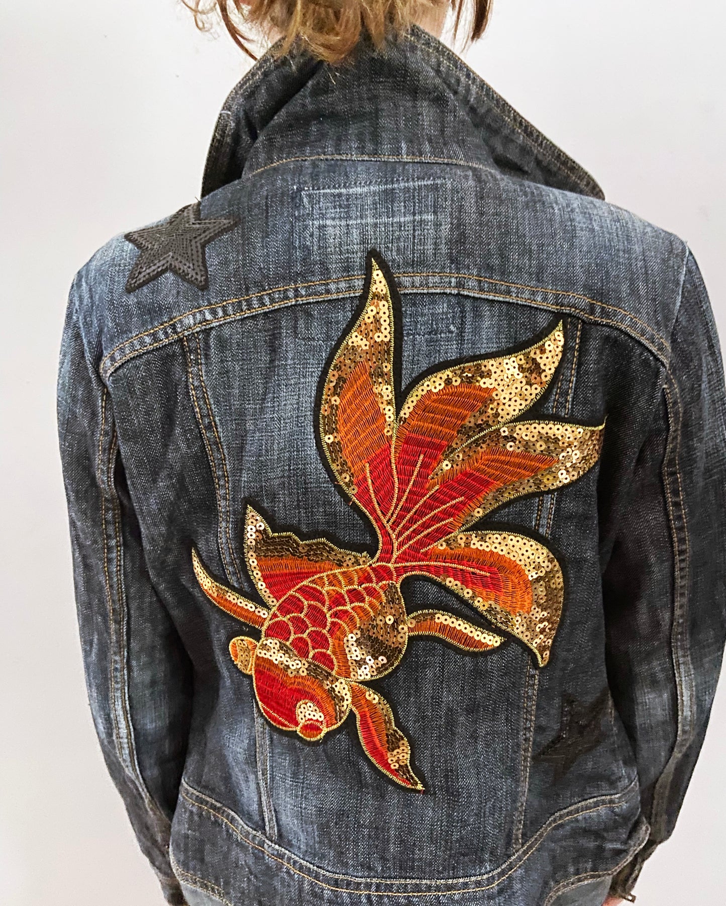 KINKED Koi Denim Jacket