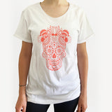 Sugar Skull Coral French T-shirt