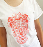 Sugar Skull Coral French T-shirt