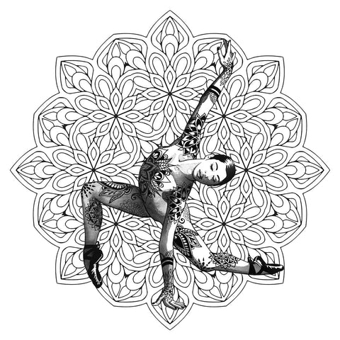 Mandala Dancer Art Print